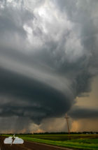 A lowering descends from the new meso on June 2.