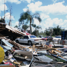 Damage after Hurricane Charley hit Punta Gorda Aug. 9, 2004.