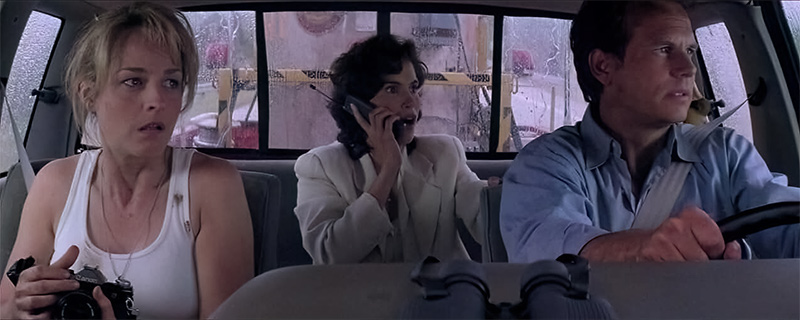 scene in the truck from TWISTER